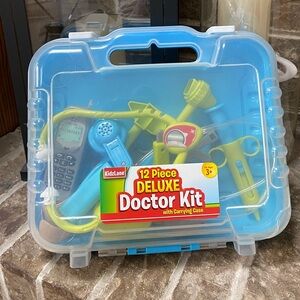 Deluxe Doctor Kit for Kids with Carrying Case